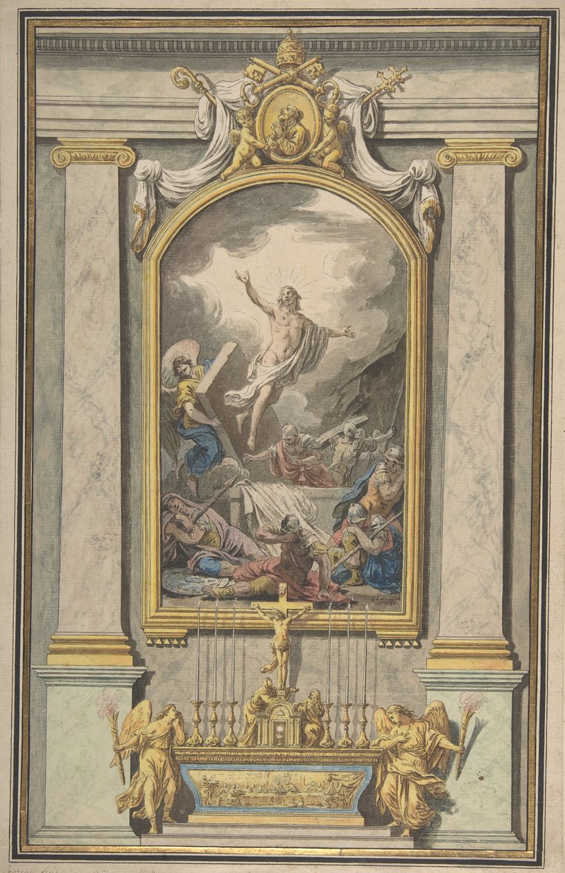 Diriliş, ca. 1760. by Louis Jean François Lagrenée