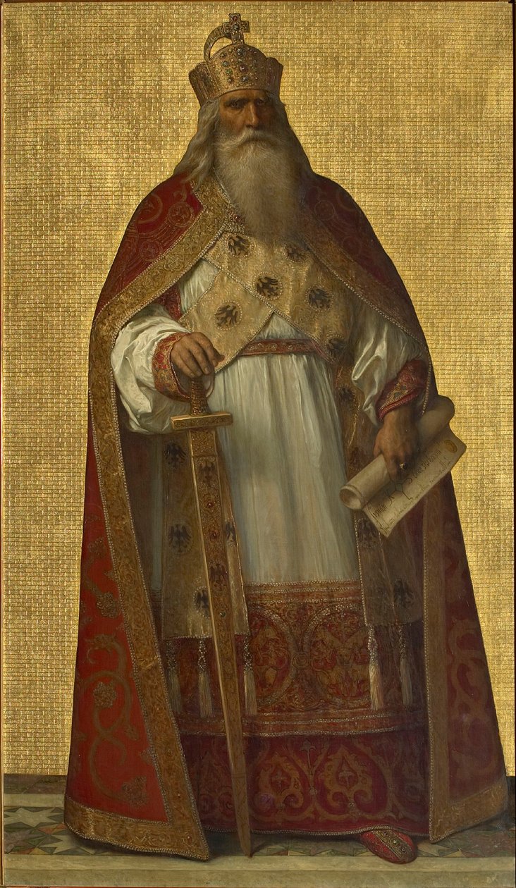 Büyük Charles, 1872-1877. by Louis Joseph Gallait
