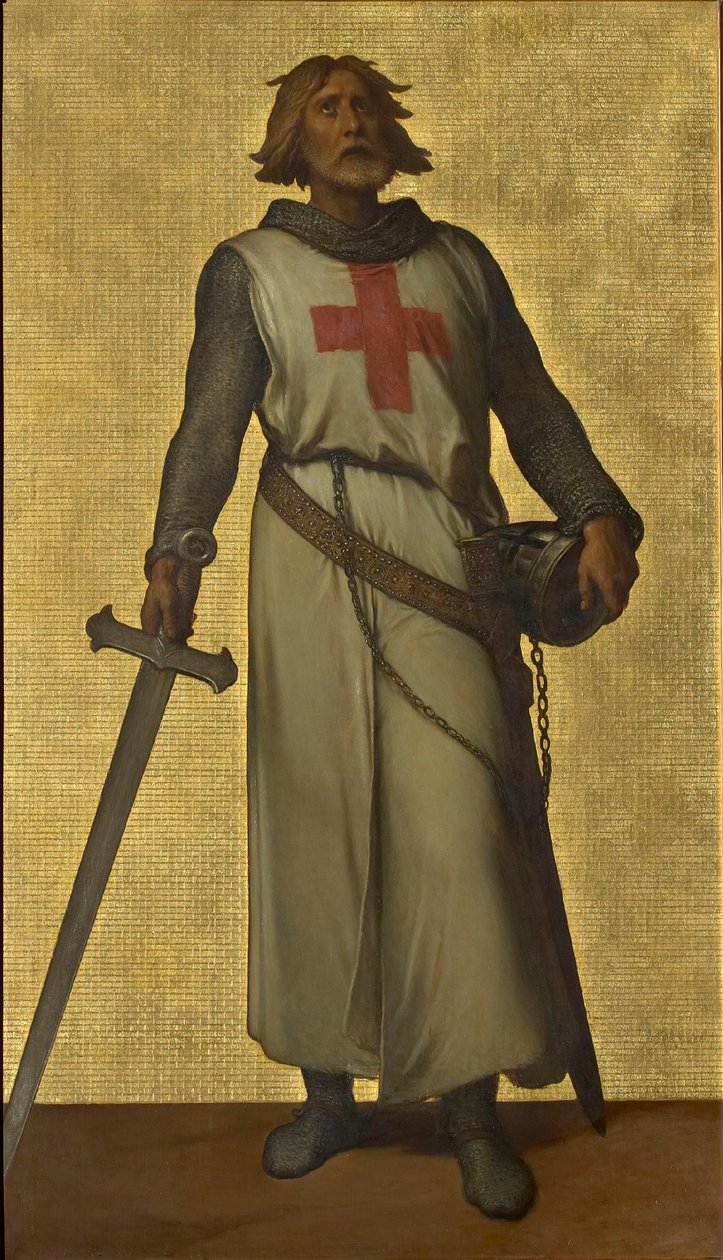Godfrey of Bouillon, 1872-1877. by Louis Joseph Gallait