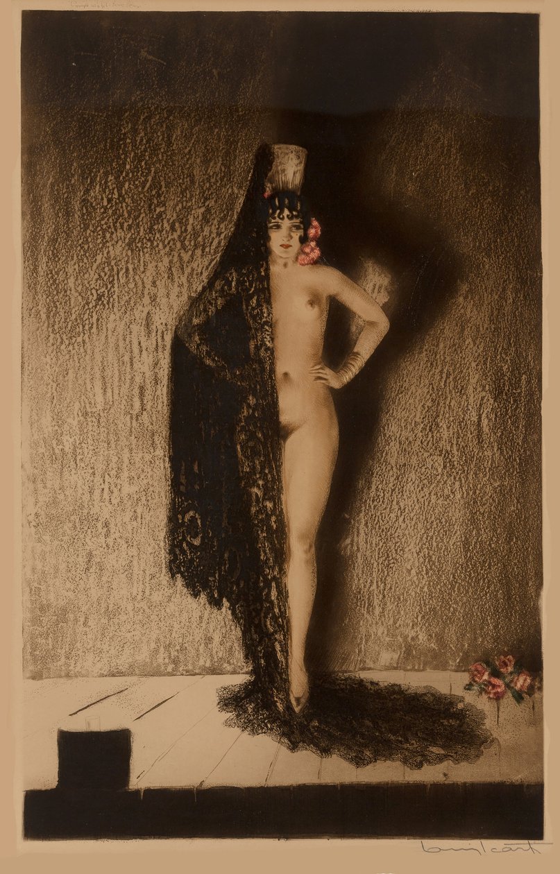Conchita, 1929. by Louis Justin Laurent Icart