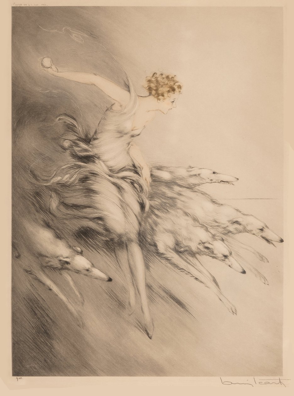 Geyik, 1928. by Louis Justin Laurent Icart