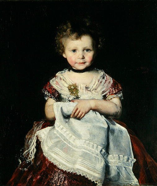 Martha Kolitz (panelde yağ) by Louis Kolitz
