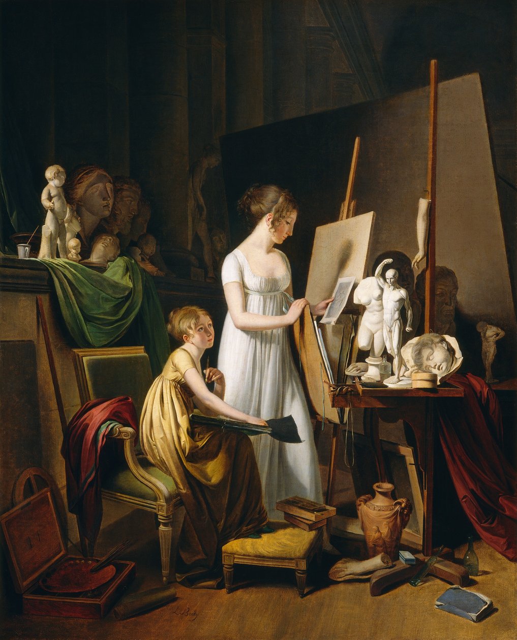 Bir Ressamın Atölyesi by Louis Leopold Boilly