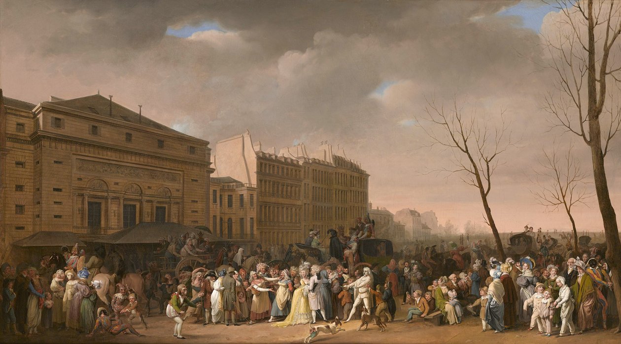 Karnaval sahnesi, 1832. by Louis Leopold Boilly