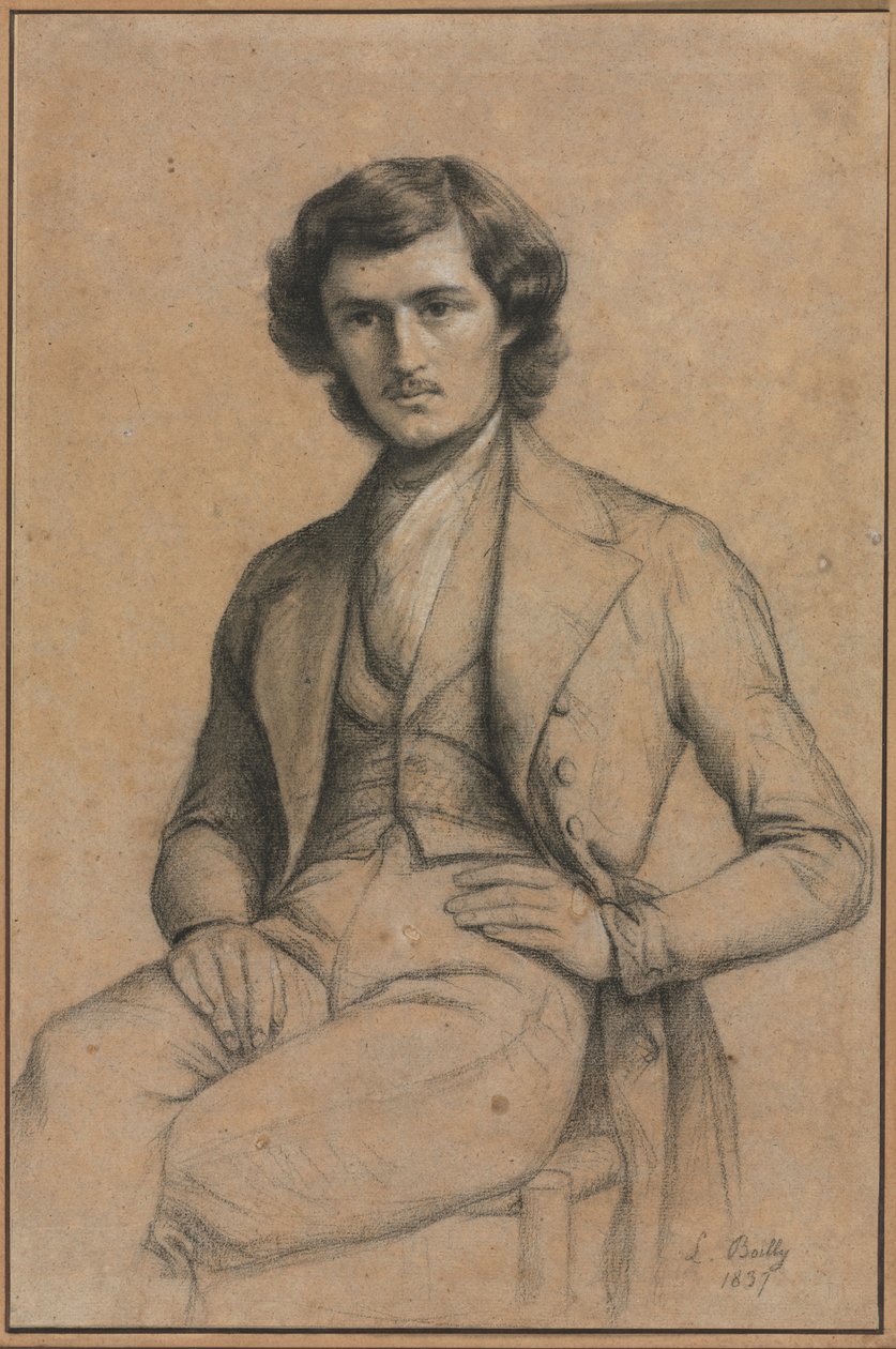 Genç Bir Adamın Portresi by Louis Leopold Boilly