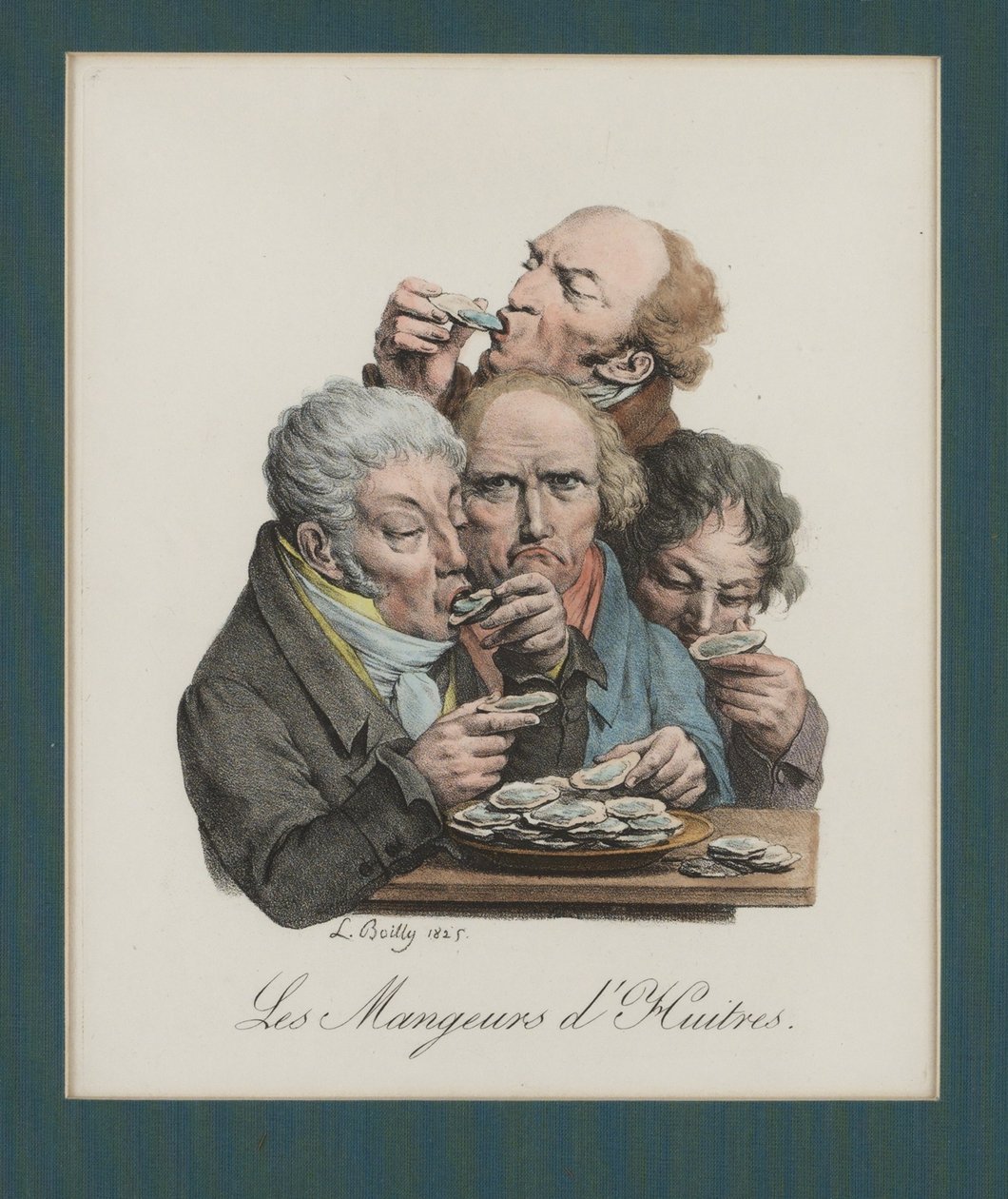 Slurping İstiridye, 1825 by Louis Leopold Boilly
