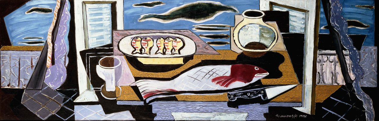 Natürmort; Doğa Morte, 1925 by Louis Marcoussis
