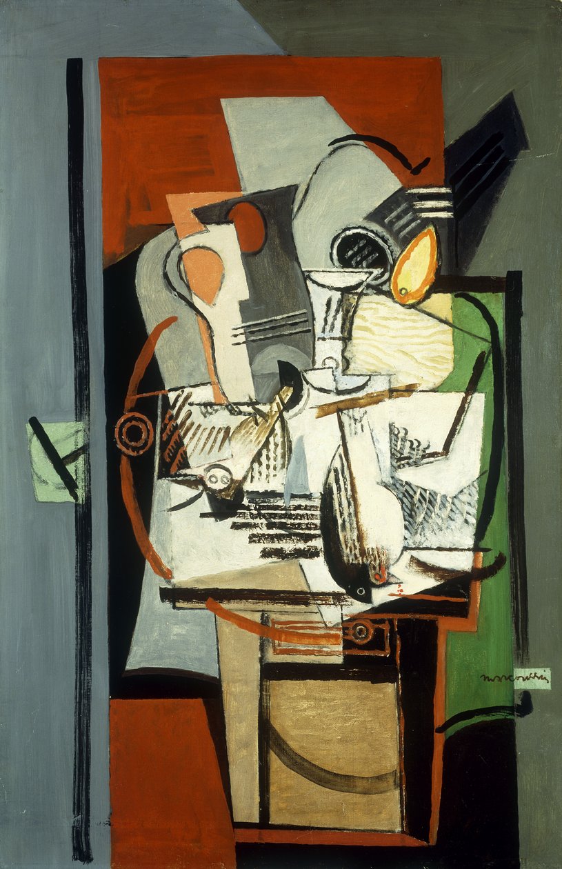 Natürmort; Doğa Morte, c.1930 by Louis Marcoussis