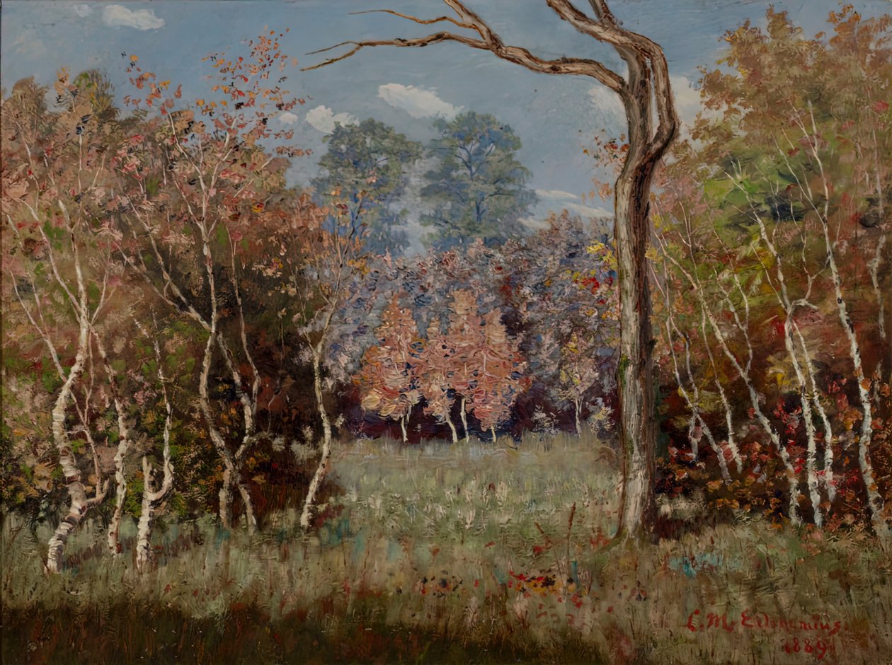 Sonbahar Manzarası, 1889. by Louis Michel Eilshemius