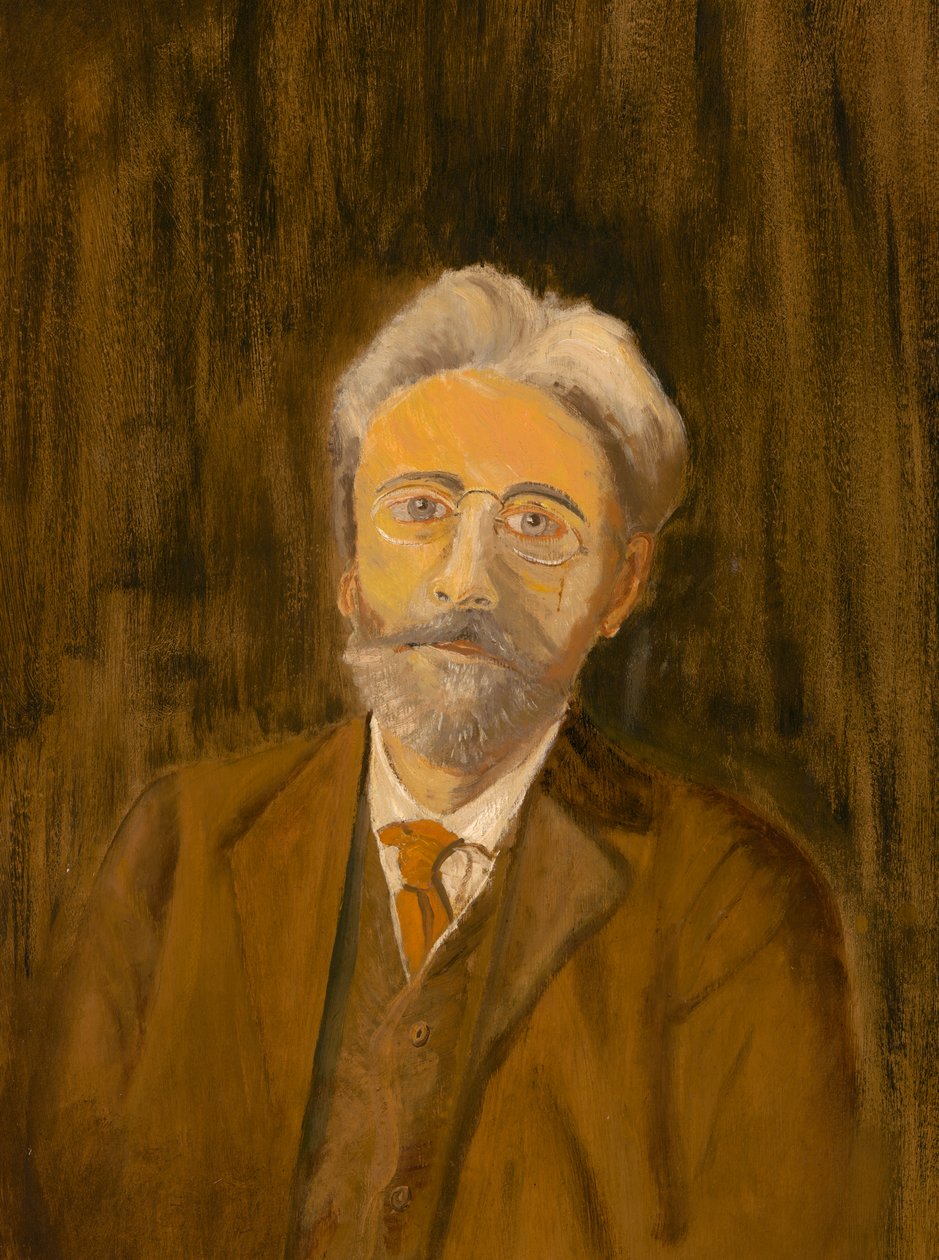 Louis Michel Eilshemius Otoportresi, 1915. by Louis Michel Eilshemius