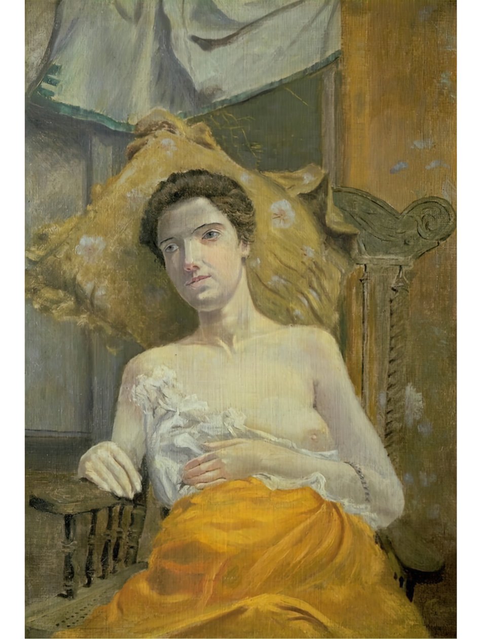 Anne Beref, c. 1890. by Louis Michel Eilshemius