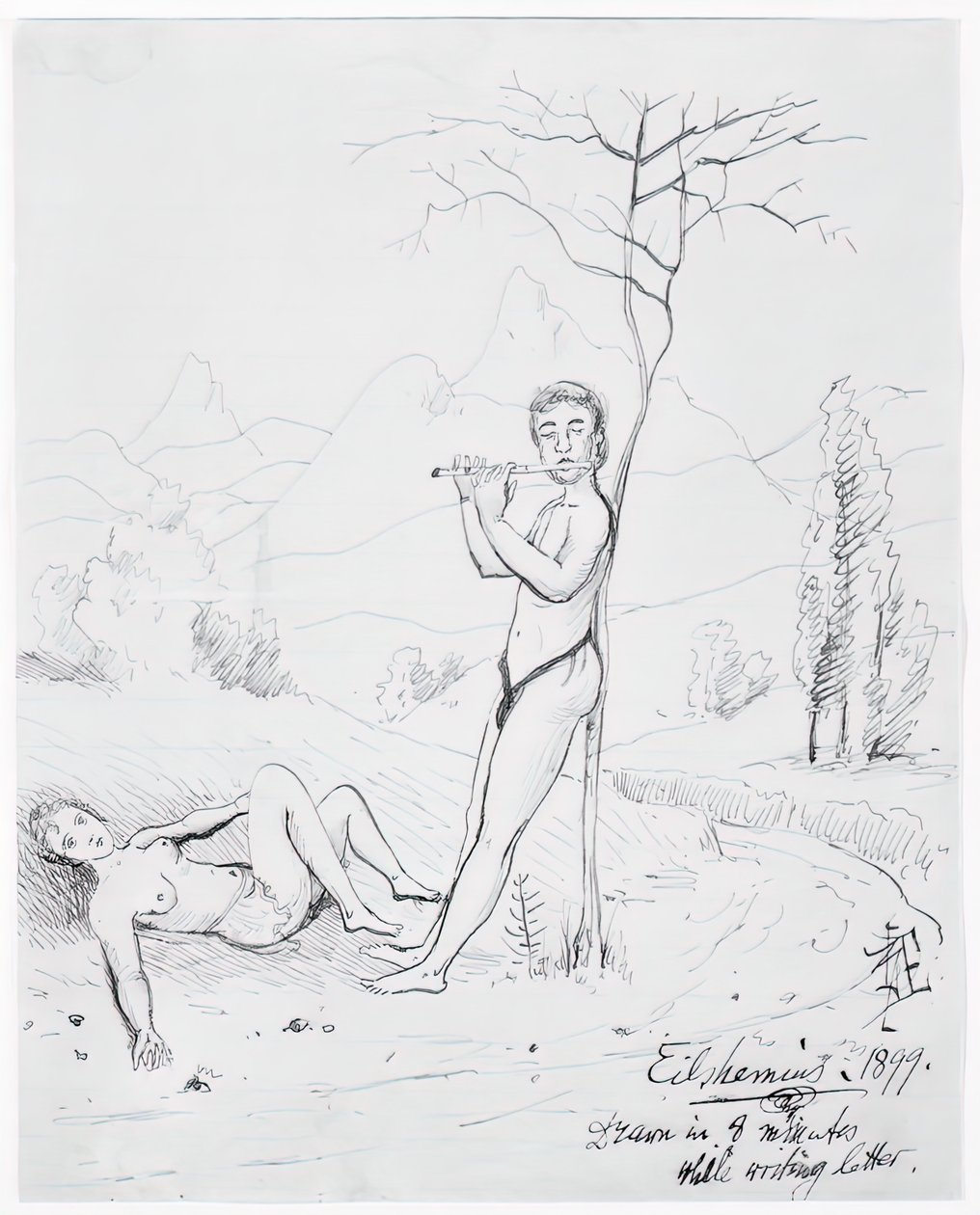 Pastoral, 1899. by Louis Michel Eilshemius
