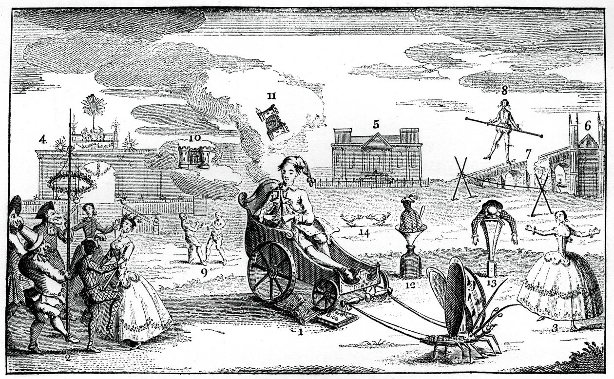 Aptal Muzaffer, 1749. by Louis Philippe Boitard