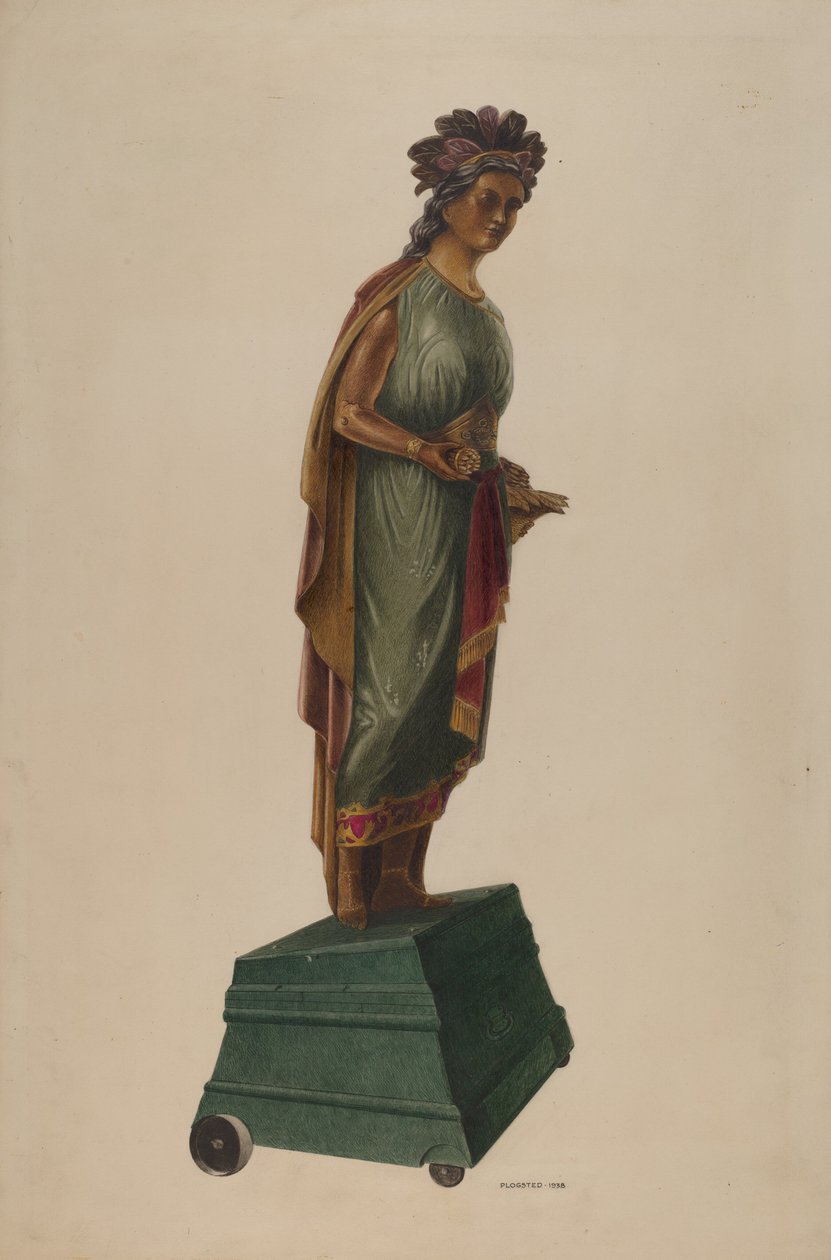 Puro Mağazası Hint, 1938. by Louis Plogsted