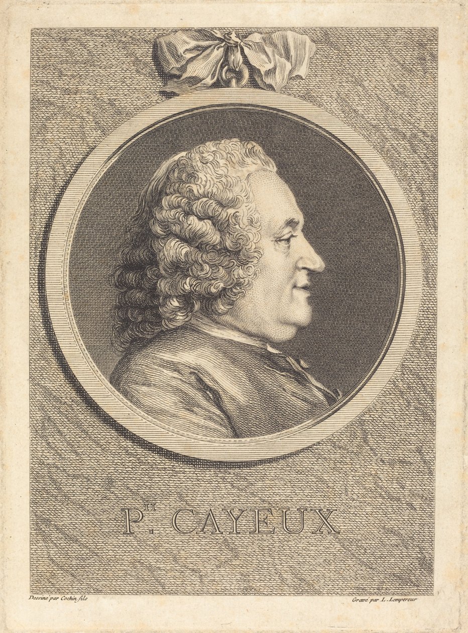 Philippe Cayeux by Louis Simon Lempereur after Charles Nicolas Cochin II
