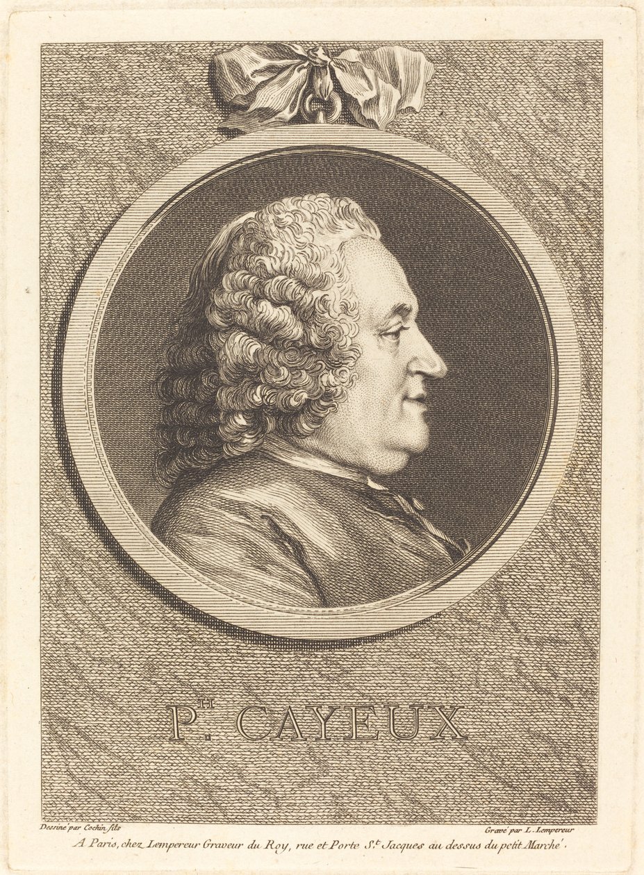 Philippe Cayeux by Louis Simon Lempereur after Charles Nicolas Cochin II