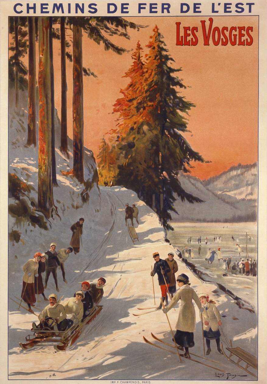 Vosges afişi by Louis Tauzin