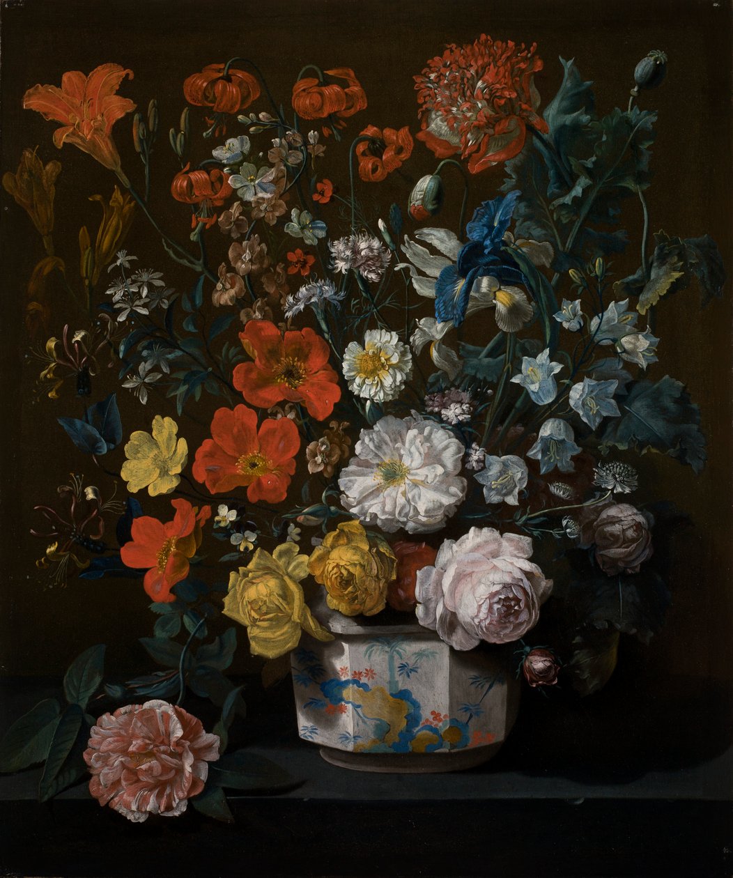 Chantilly Vazoda Çiçekler by Louis Tessier