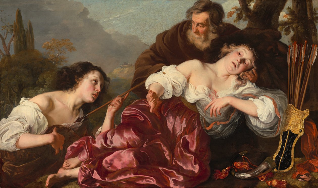Silvio ve Yaralı Dorinda, 1651. by Louis Vallee