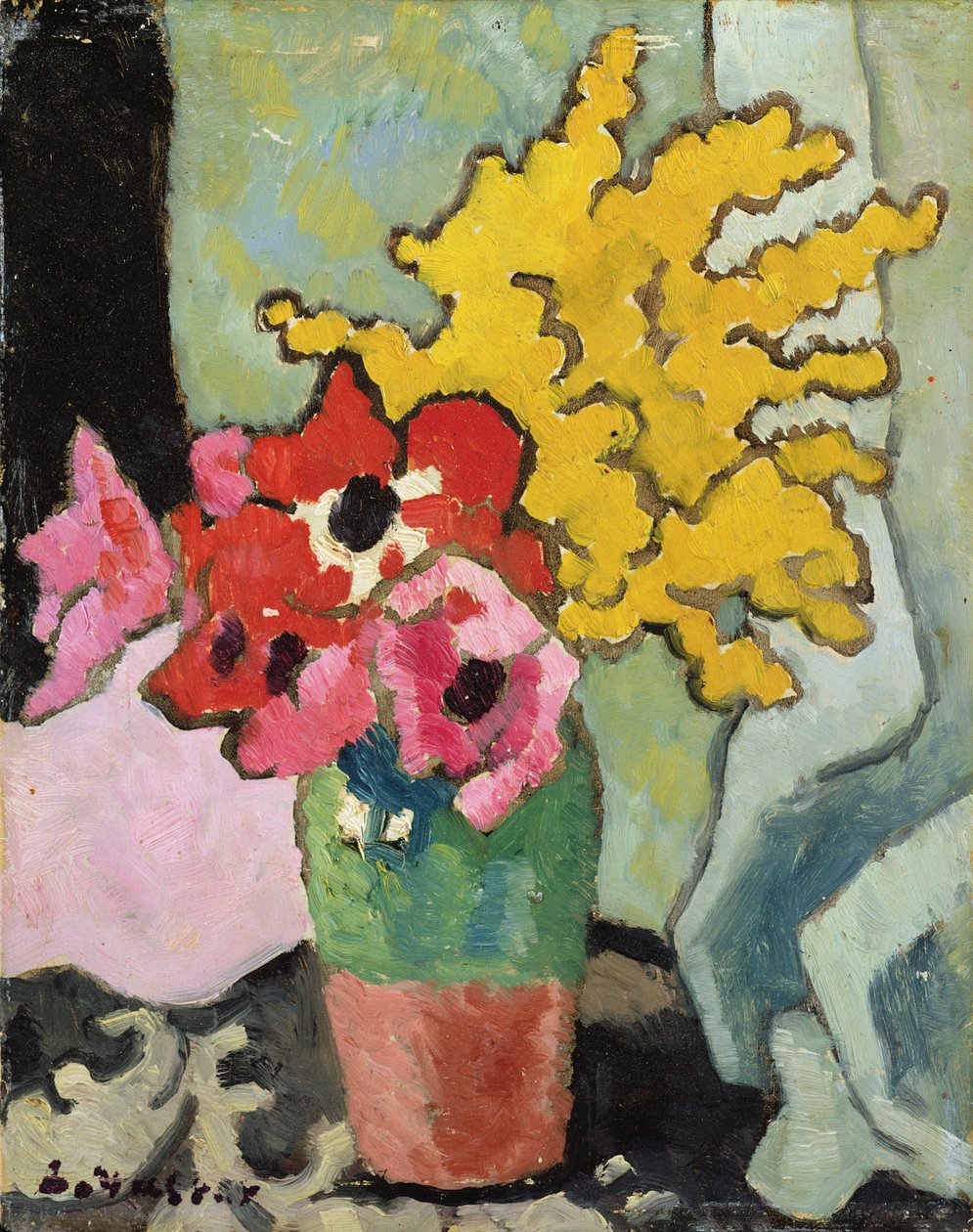 Anemon ve Mimoza by Louis Valtat