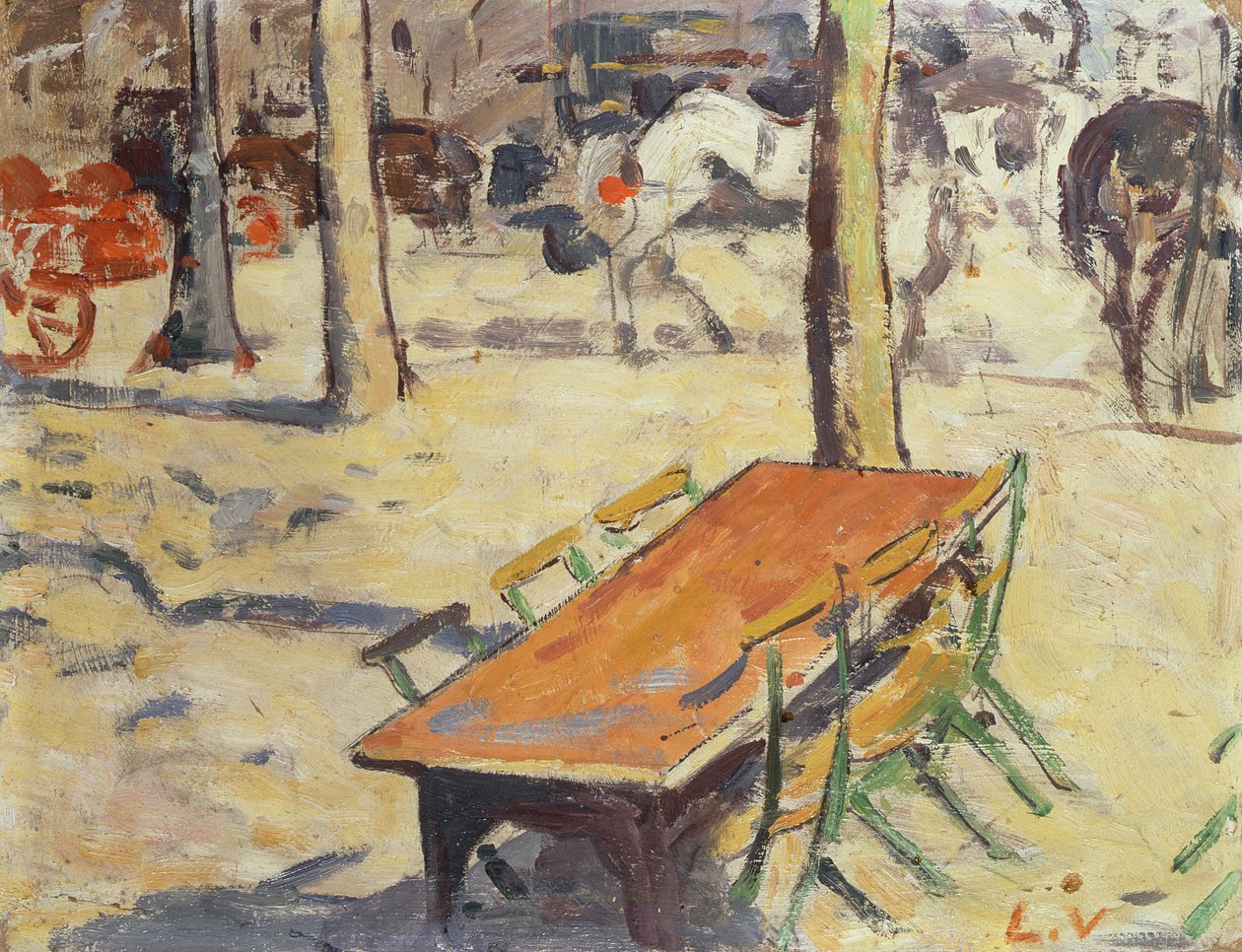 Gölgeli Teras by Louis Valtat