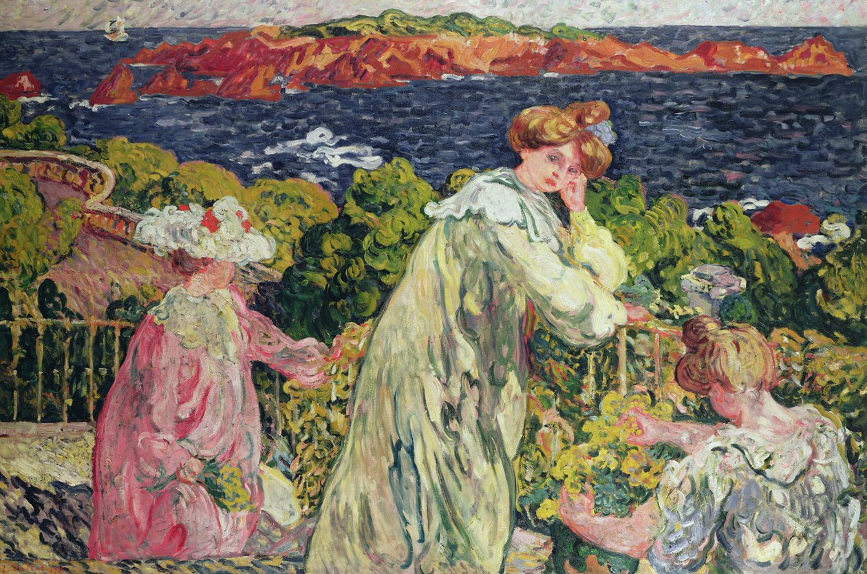 Balkonda Üç Kadın by Louis Valtat