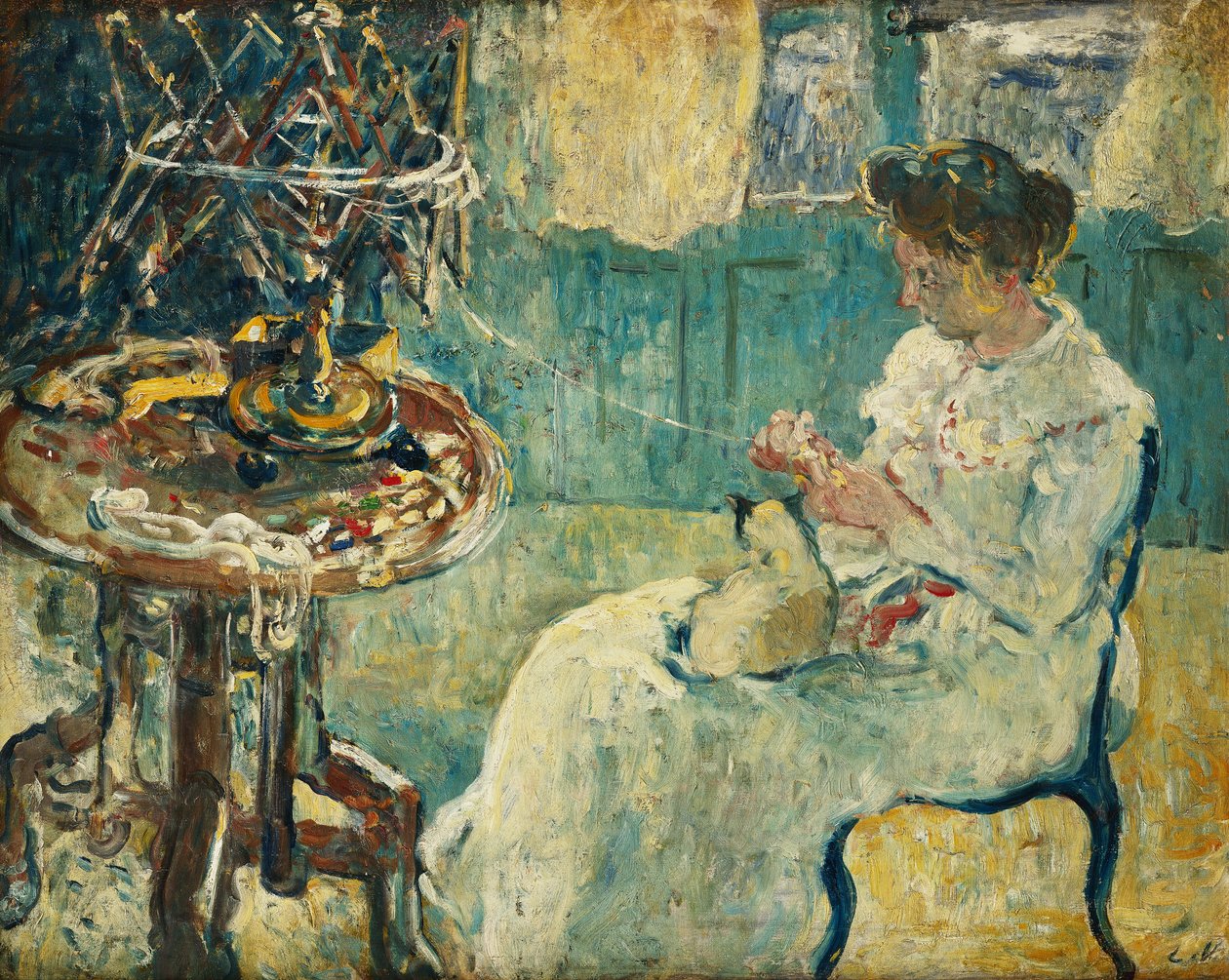 Makaralı Kadın; makaralı kadın by Louis Valtat