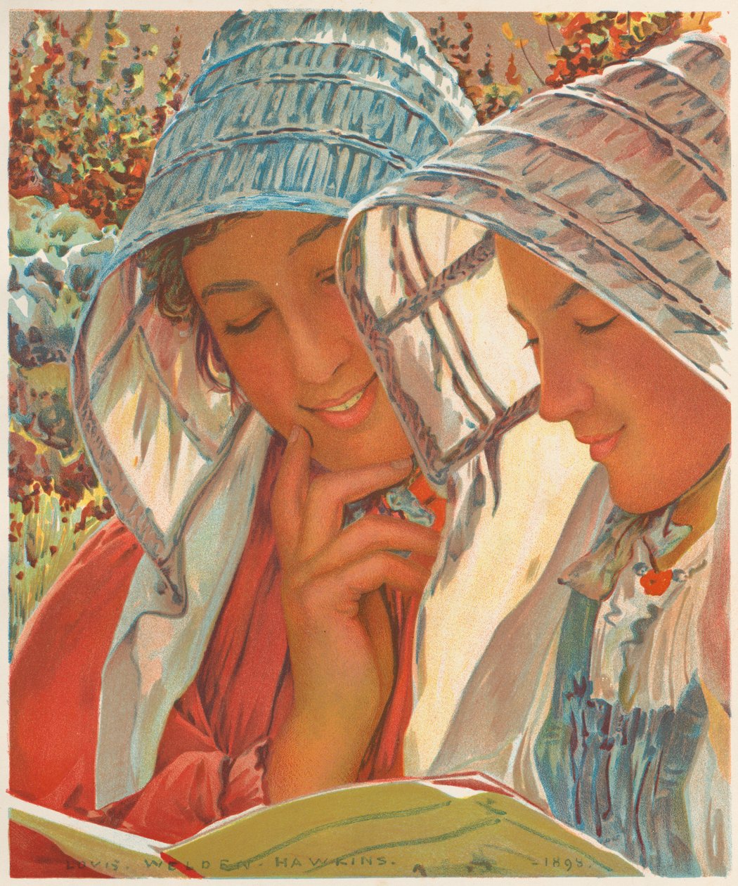 LEstampe Moderne: Okuma lambaları. by Louis Welden Hawkins
