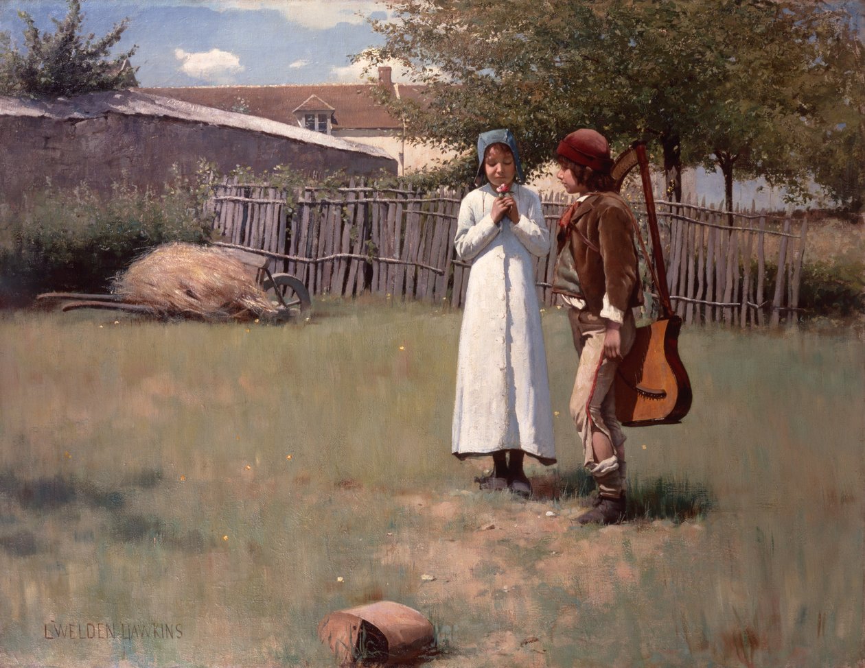 Les Preludes (tuval üzerine yağlı boya) by Louis Welden Hawkins