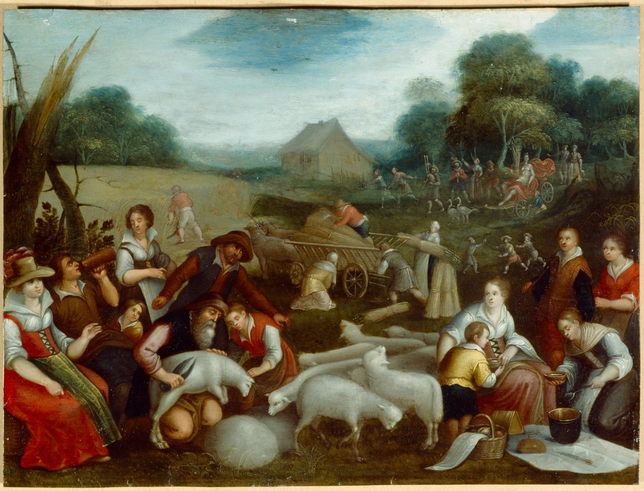 Yaz (tuval üzerine yağlıboya) by Louis de (circle of) Caullery