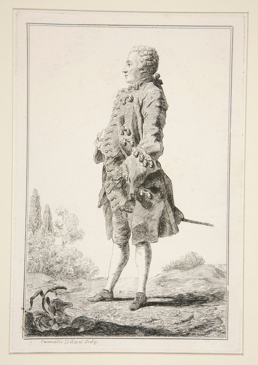 Bezenval Baronu by Louis de Carmontelle