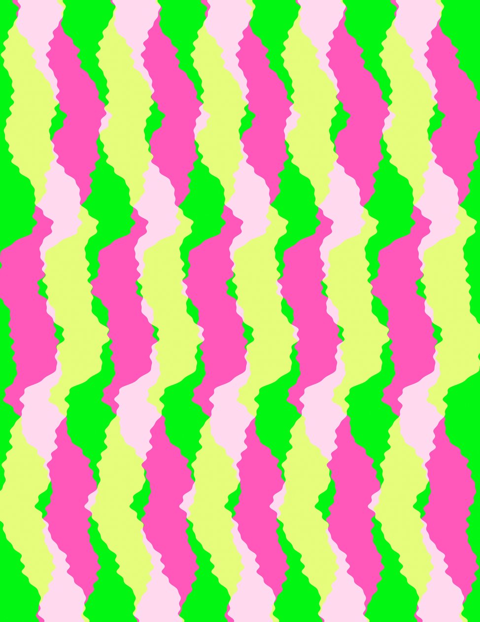 Funky Stripes, 2011 (dijital) by Louisa Hereford
