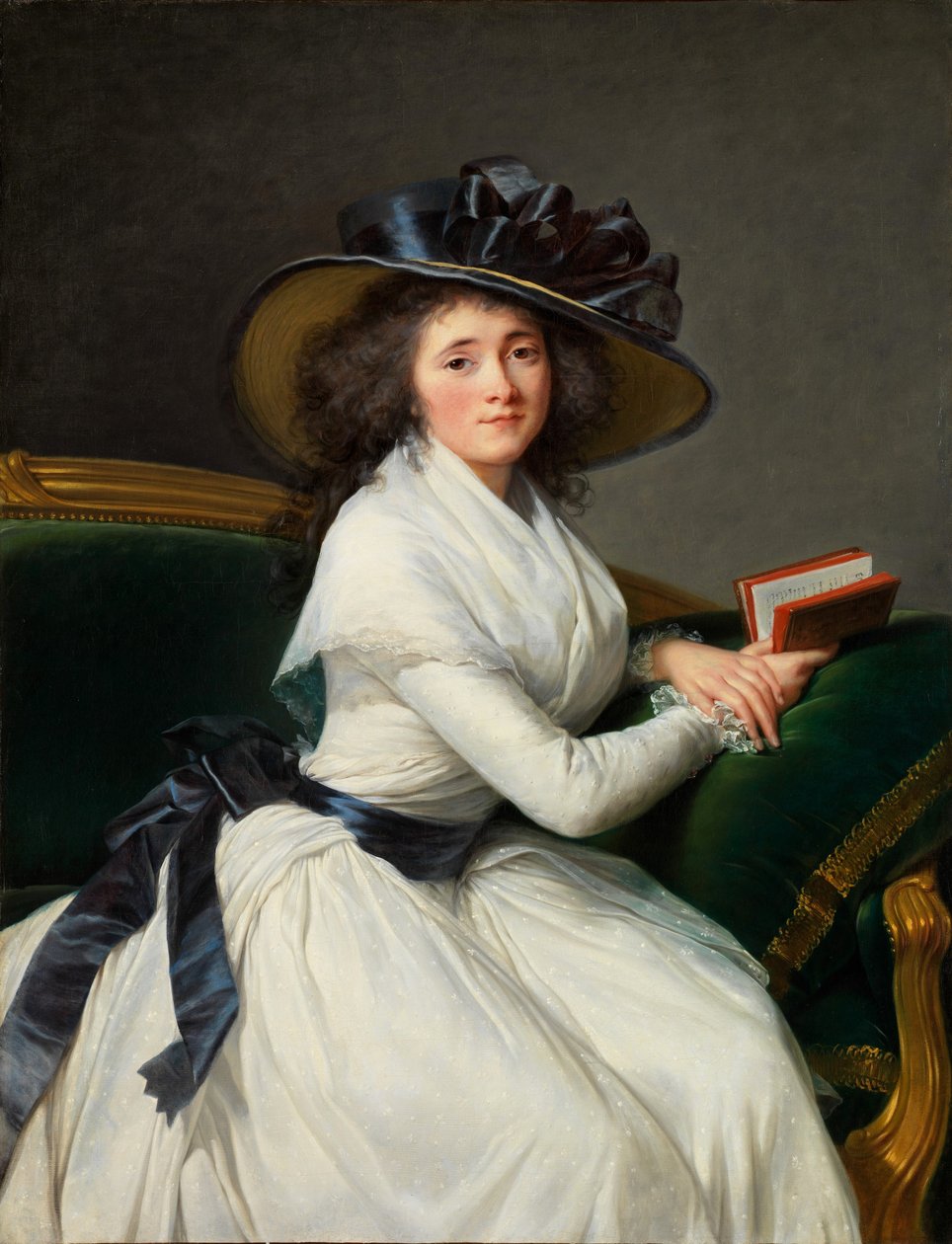 Marie-Charlotte Bontemps (1762-1848), La Châtre Kontesi portresi by Elisabeth Louise Vigee Lebrun