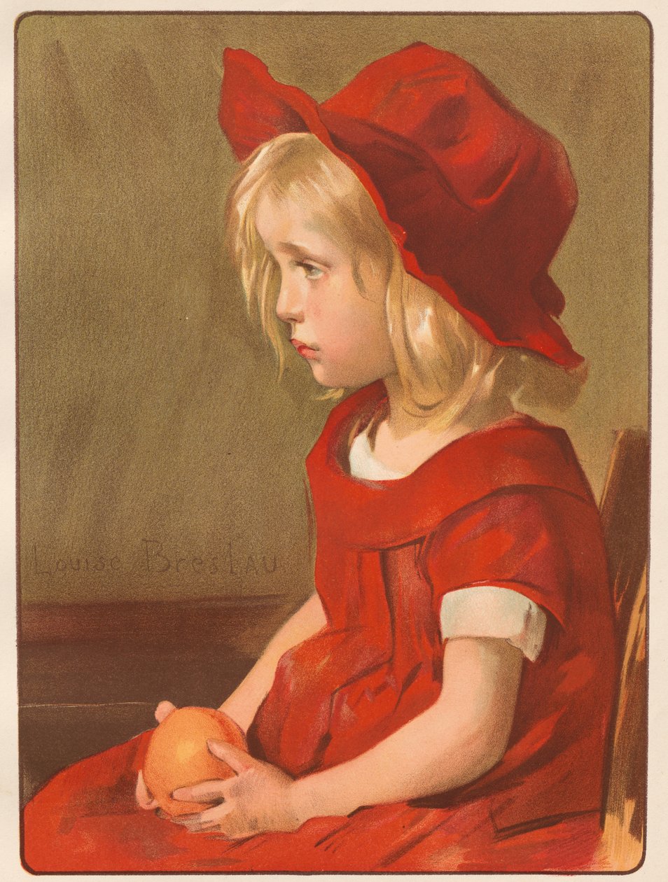 Portakallı Kız, 1899. by Louise Breslau