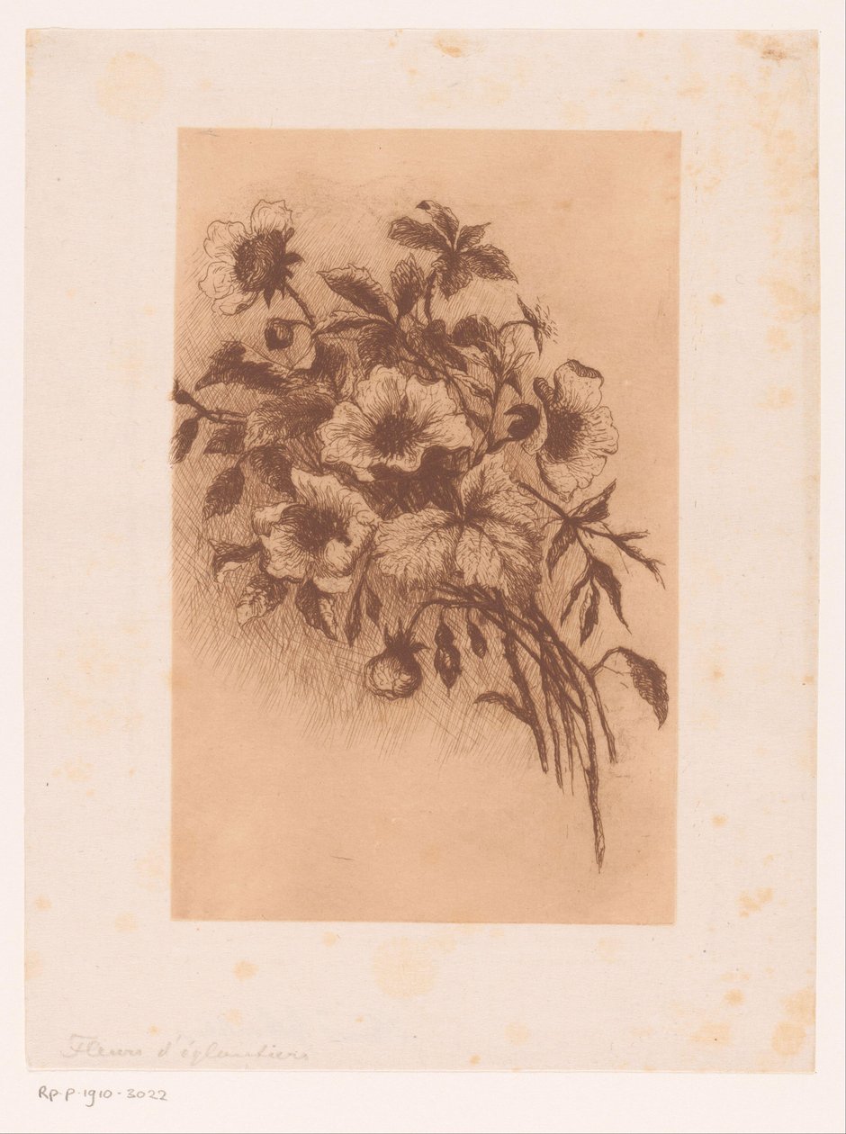 Çiçekler by Louise Elsen (attributed to)