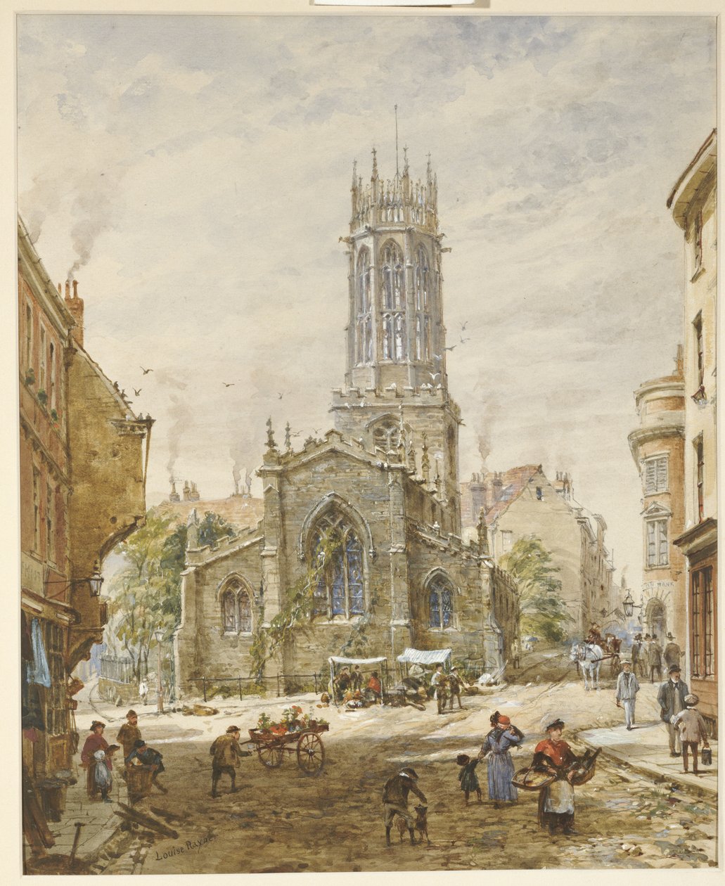 Tüm Azizler Kaldırımı, York by Louise Ingram Rayner