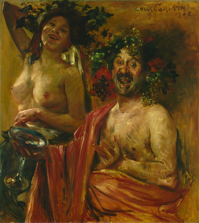 bachchanteparan by Lovis Corinth