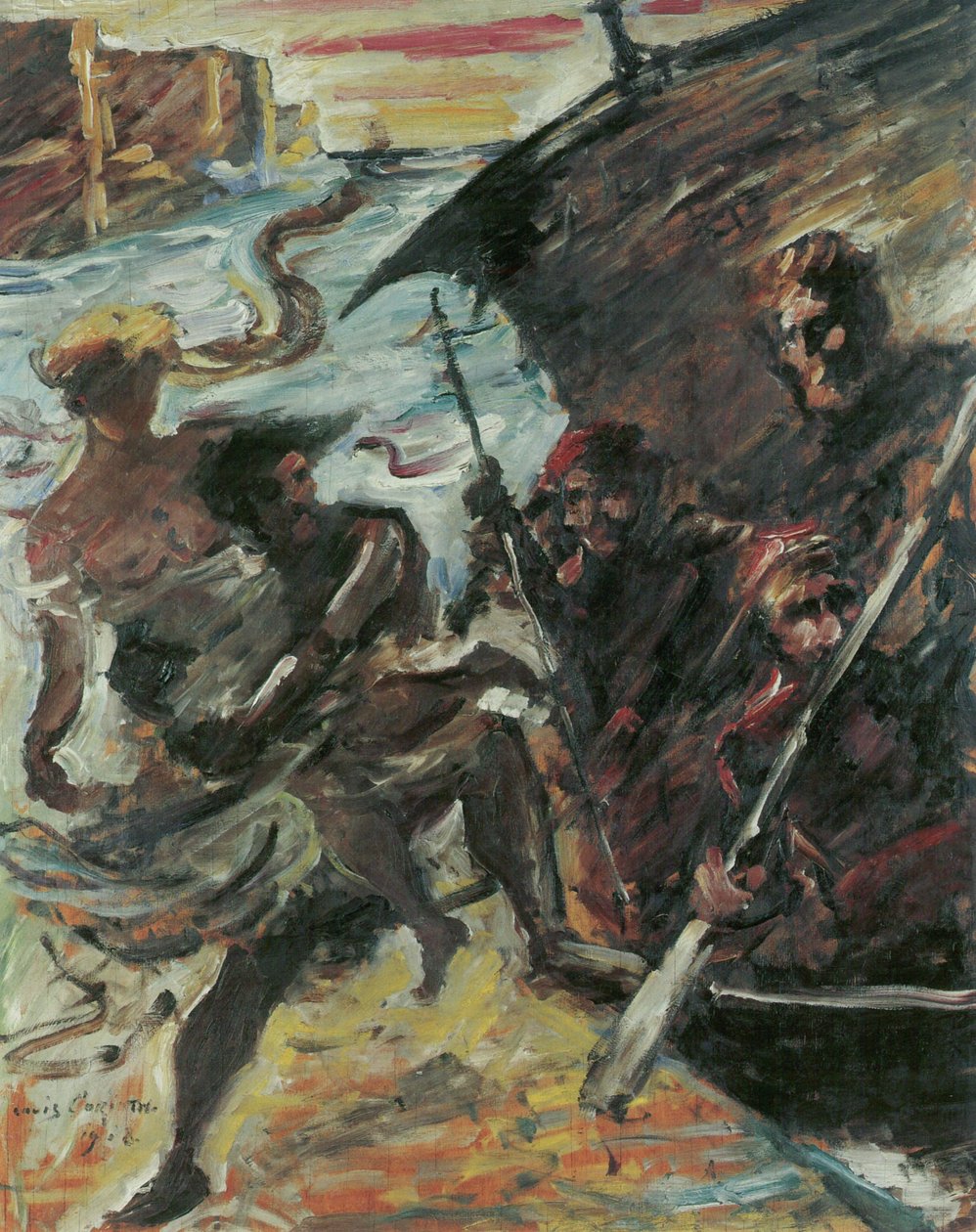 kadın soygunu by Lovis Corinth