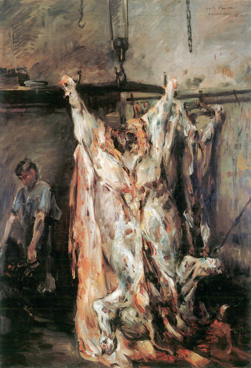 Kesilmiş öküz by Lovis Corinth