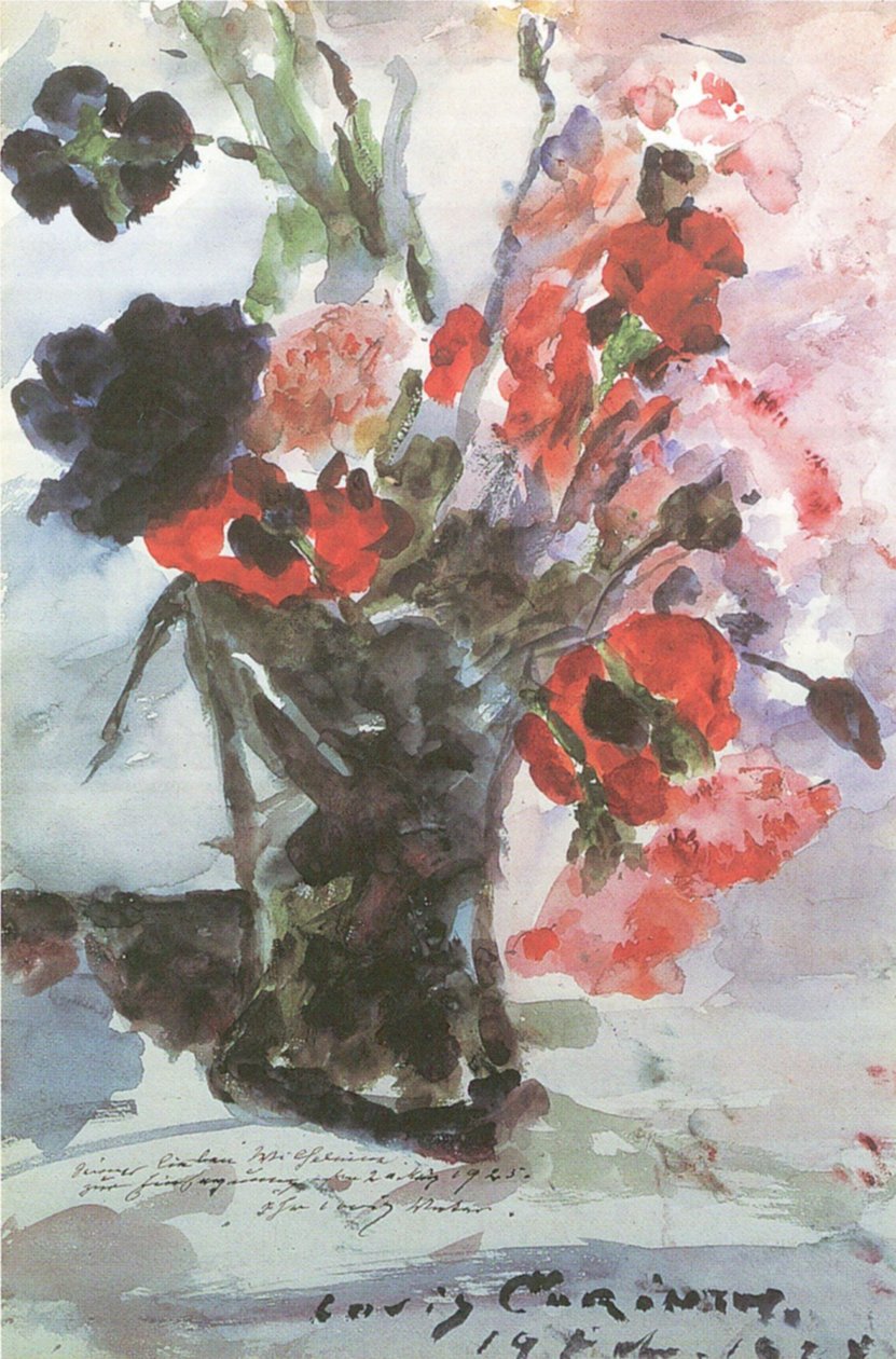 Onay çiçekleri by Lovis Corinth