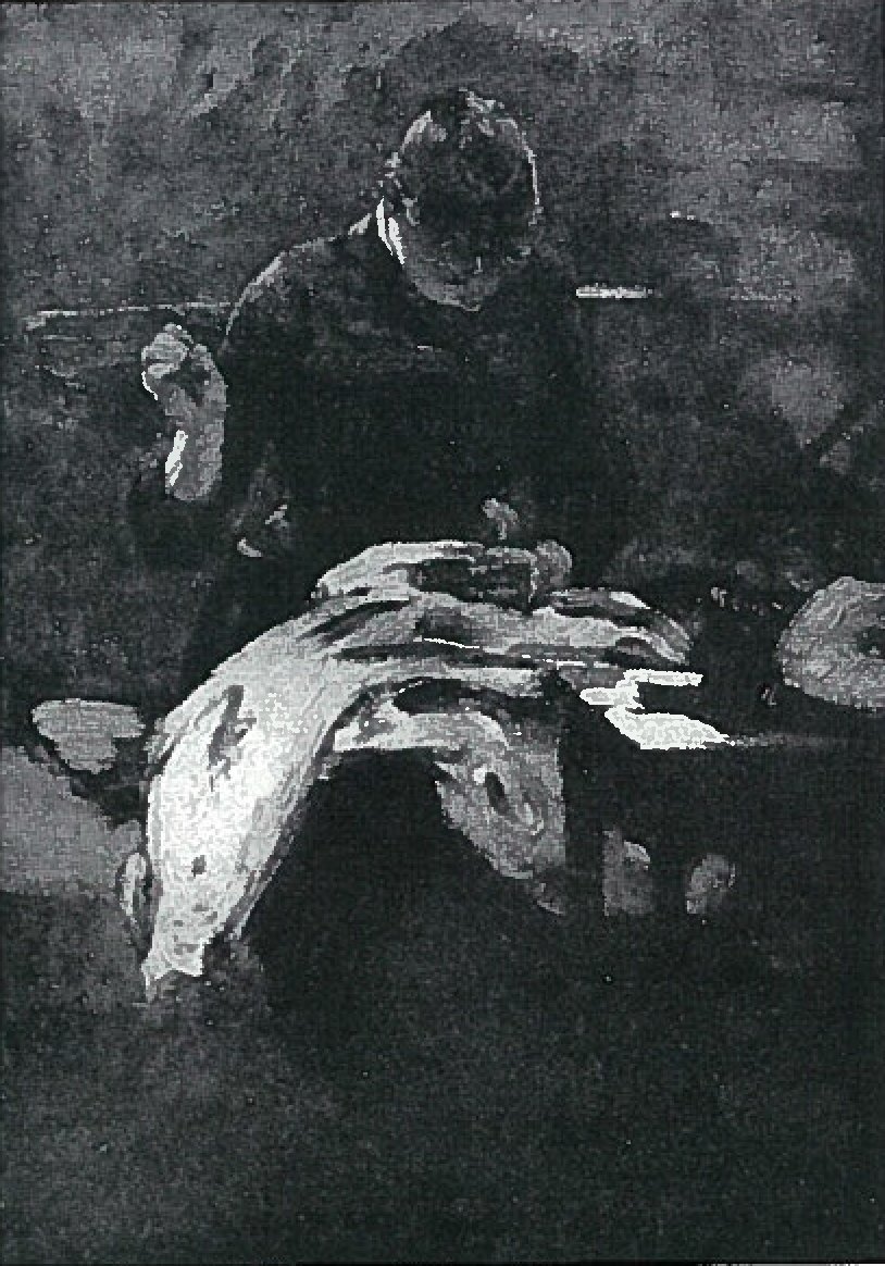 Yaklaşan kız by Lovis Corinth