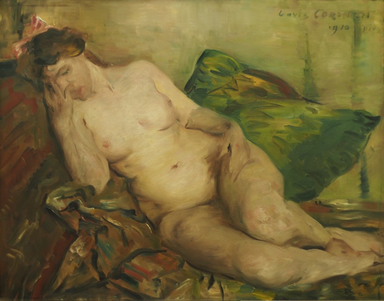 uyuyan hareket by Lovis Corinth