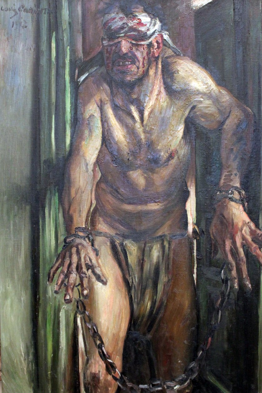 Kör Simson by Lovis Corinth
