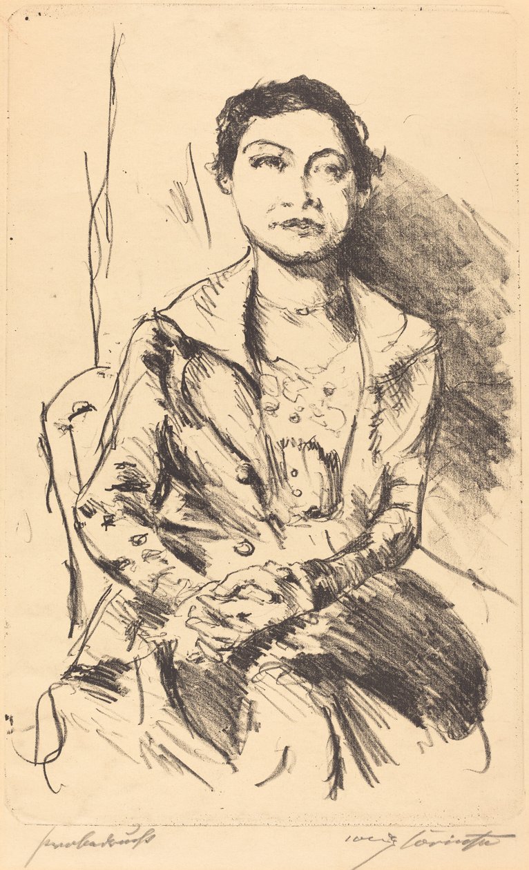 Anneliese Halbe by Lovis Corinth