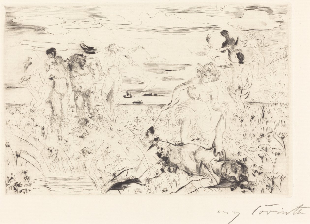 Bakkal, 1914. by Lovis Corinth