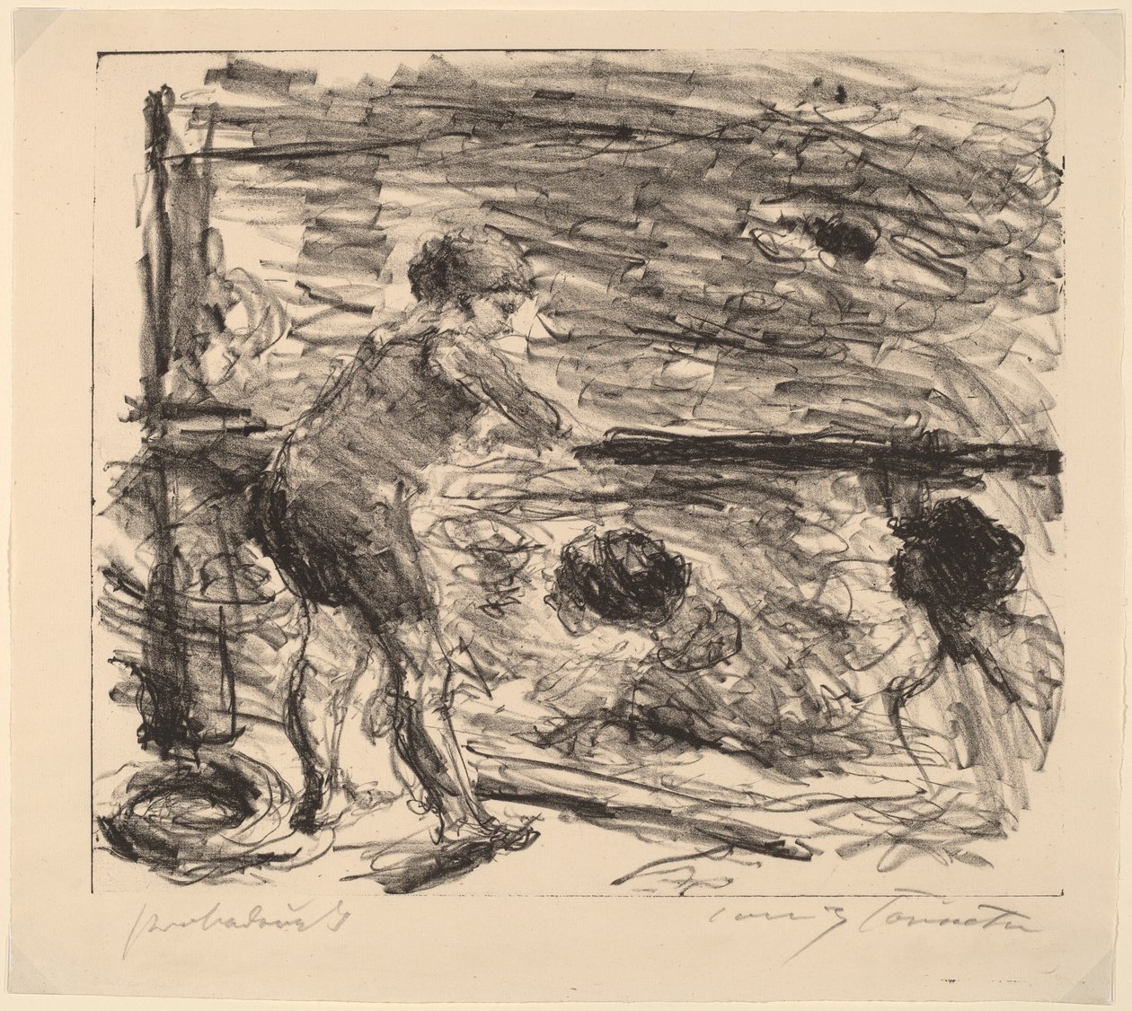 Badeanstalt (Hamam) by Lovis Corinth