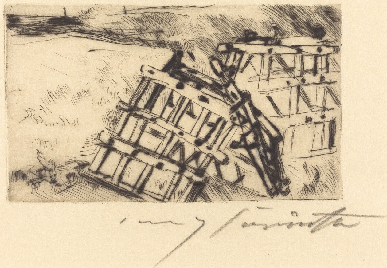 Yumurta (tırmık) by Lovis Corinth