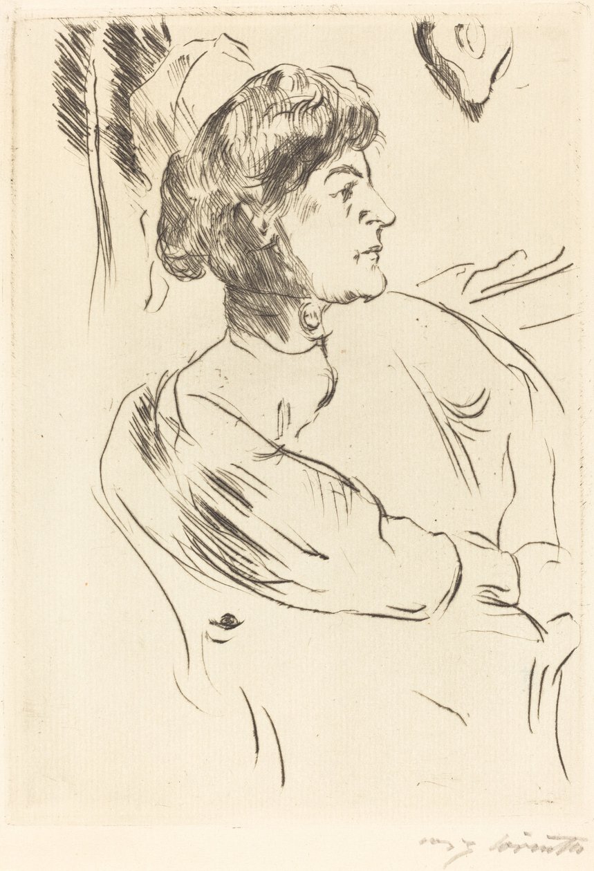 hemşire by Lovis Corinth