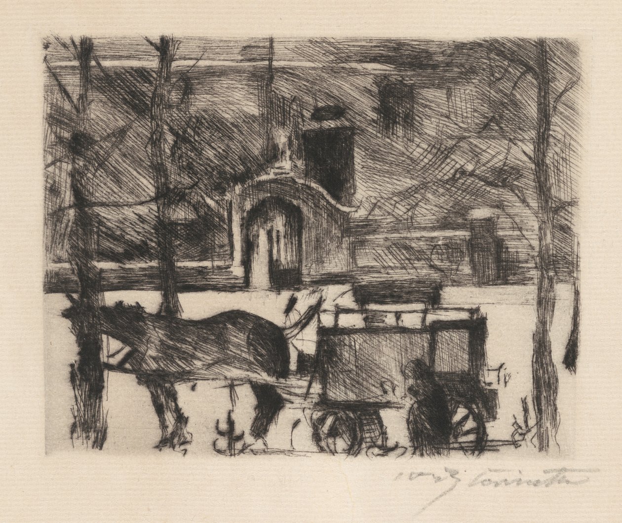 Süt Vagonu by Lovis Corinth