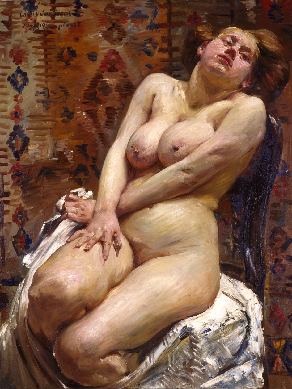 nine, çıplak kadın by Lovis Corinth